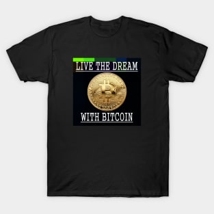 Bitcoin Gold Cryptocurrency Digital Assets T-Shirt